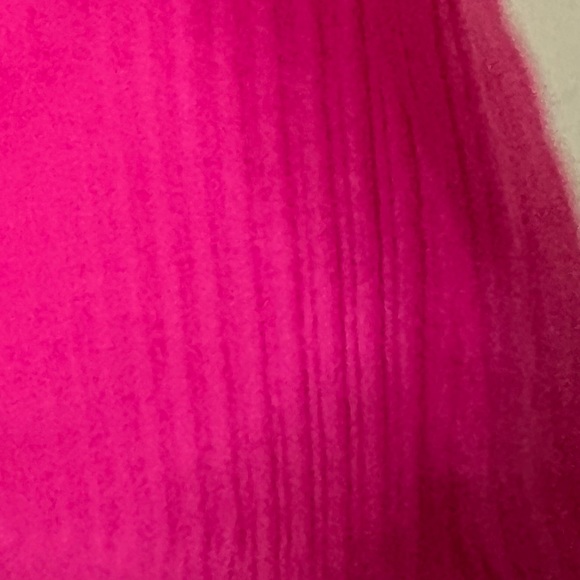 Ribbed wide leg pink yoga pants - Picture 3 of 3